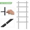 Blanket Ladder Towel Ladder for Bathroom Blanket Rack for Living Room Bathroom Laundry Room Black
